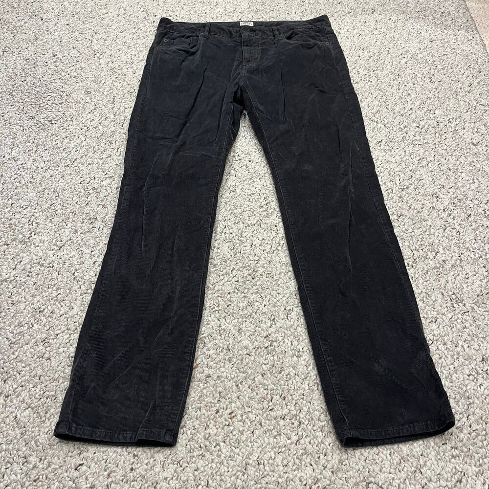 Faherty Corduroy Stretch 5 Pocket Pant 34 Brown Outdoor Classic Casual Mens